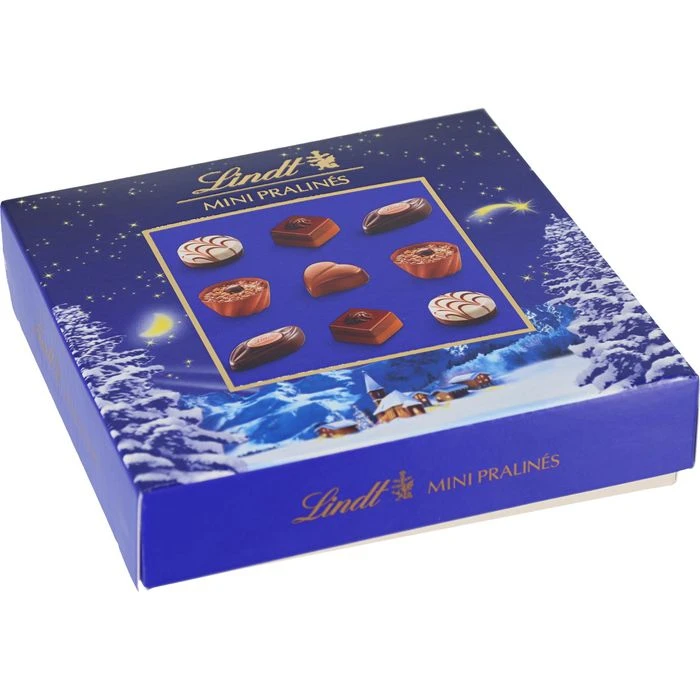 Lindt Pralinen Mini Pralines, Weihnachts-Zauber, 44g, 9 Stück 1 Lindt Pralinen Mini Pralines, Weihnachts-Zauber, 44g, 9 Stück