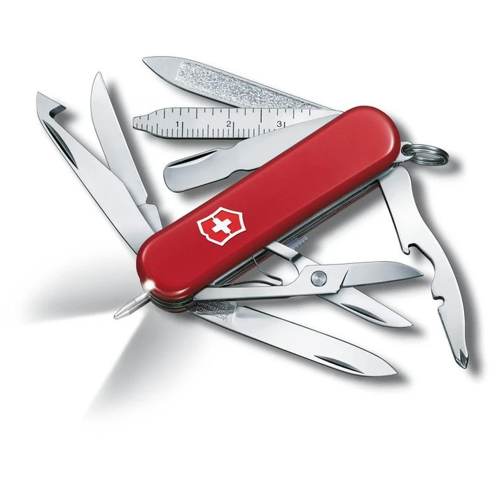 Victorinox Taschenmesser Midnite Mini Champ 0.6386, Rot, 17 Funktionen 1 Victorinox Taschenmesser Midnite Mini Champ 0.6386, Rot, 17 Funktionen