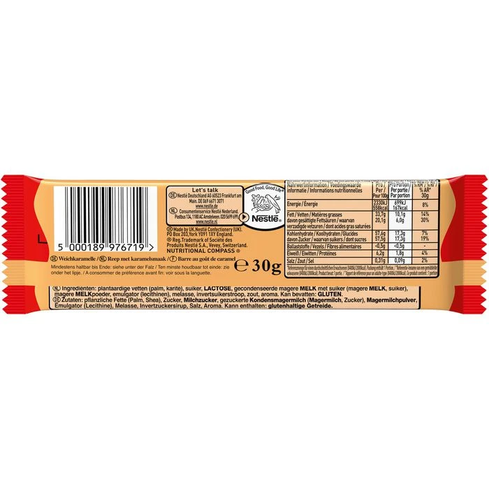 Nestlé® Nestle Schokoriegel Caramac, 1080g, Je 30g, 36 Riegel 4 Nestlé® Nestle Schokoriegel Caramac, 1080g, Je 30g, 36 Riegel – Bild 4