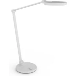 FeinTech Schreibtischlampe LTL00120 LED, Dimmbar, Standfuß, Weiß -Heimladen d674c9cbf486b67d0be83843500a747920fc295c schreibtischlampe feintech ltl00120 led