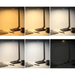 TaoTronics Schreibtischlampe TT-DL16 LED, Dimmbar, Anthrazit, Nachtlicht, Mit Standfuß -Heimladen d959da9432cdb089de27ecebefe1b1d18d6961d6 schreibtischlampe taotronics tt dl16 led