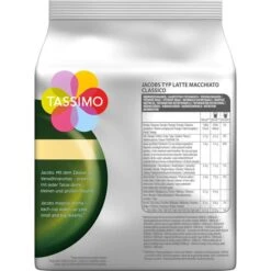 Tassimo Kaffeekapseln Jacobs Latte Macchiato, Classico, 16 Kapseln -Heimladen dca58a2063c6c30b76713c16a6049694261f21c0 kaffeekapseln tassimo jacobs latte macchiato