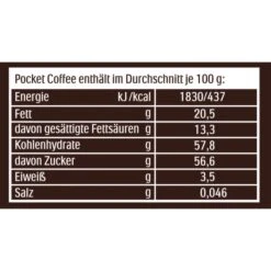 Pocket-Coffee Pralinen Espresso, 744g, 60 Stück -Heimladen e5554d8d6af2a2ad9ccf538bb75cedc617ecf2e5 pralinen pocket coffee espresso