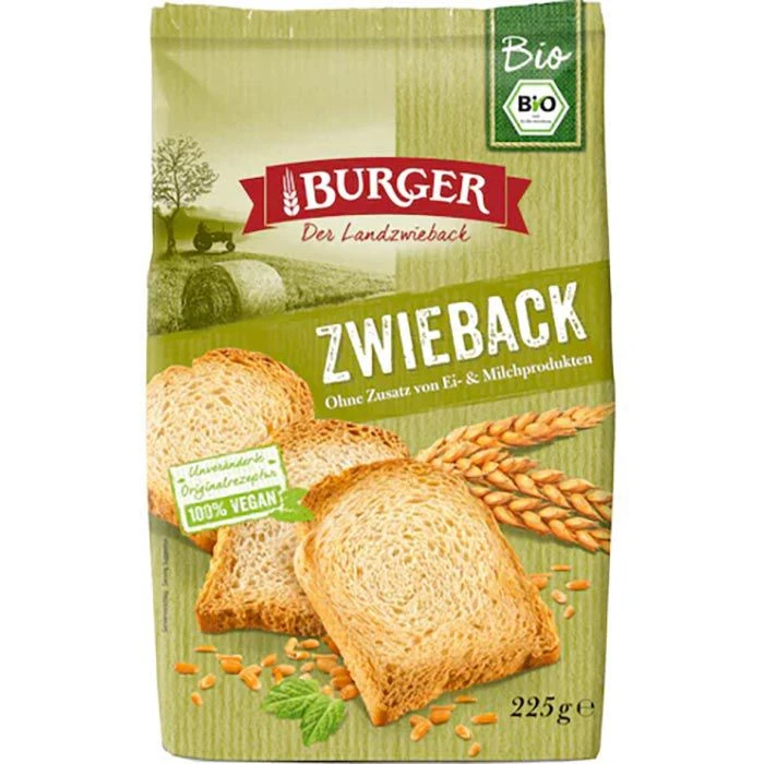 Burger Zwieback BIO, 225g 1 Burger Zwieback BIO, 225g